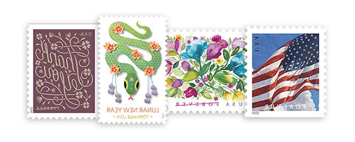 Forever Stamps available from The Postal Store.